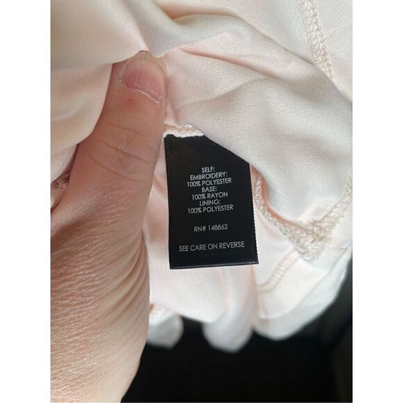 Torrid Trapeze Cami Dress - Eyelet Crepe Light Pink size 2X NWT - Picture 10 of 16